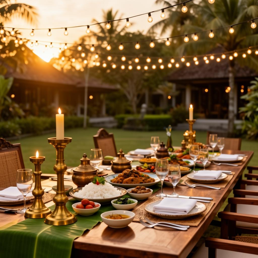 Traditional Javanese Dinner